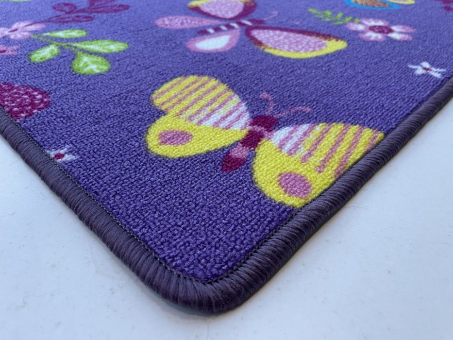 Dětský koberec Motýlek 5291 fialový č.12