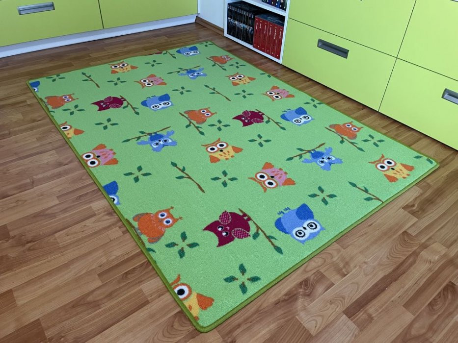Dětský koberec Sovička 5261 zelená č.5