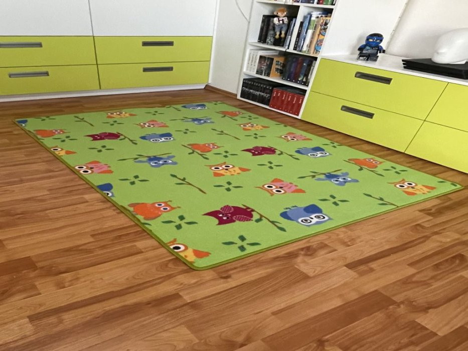 Dětský koberec Sovička 5261 zelená č.6