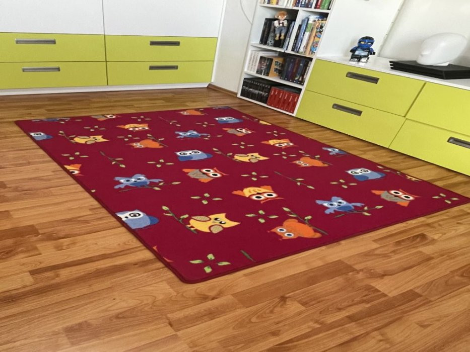 Dětský koberec Sovička 5281 růžová č.6