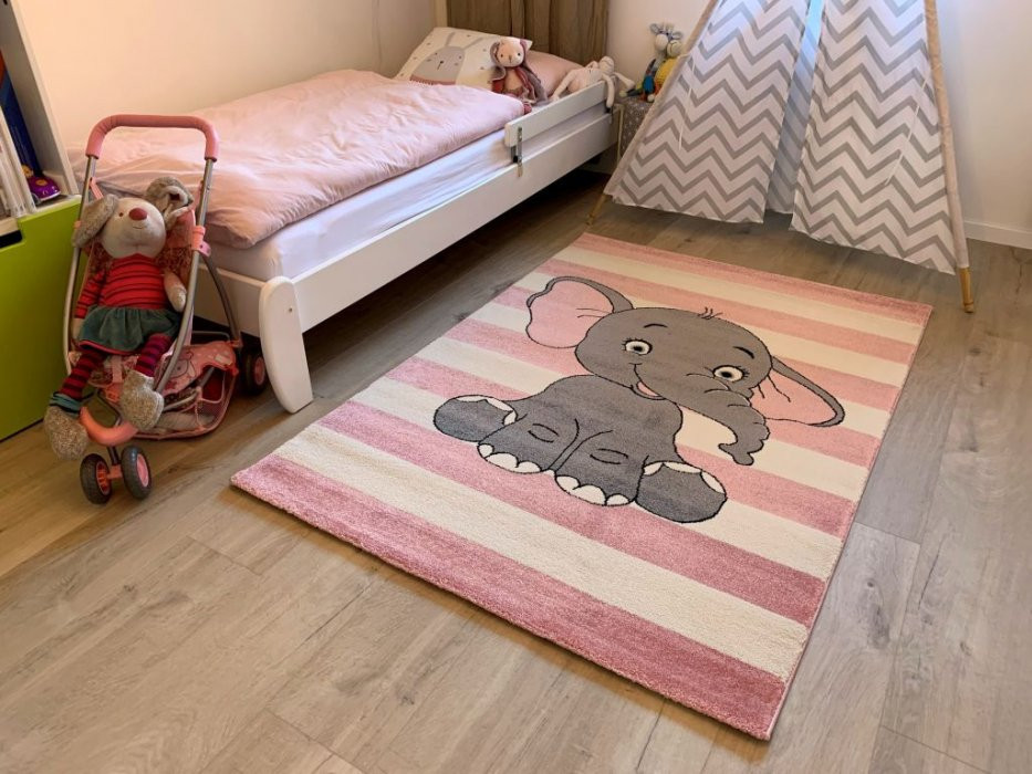 Dětský koberec Kiddo A1087 pink č.2