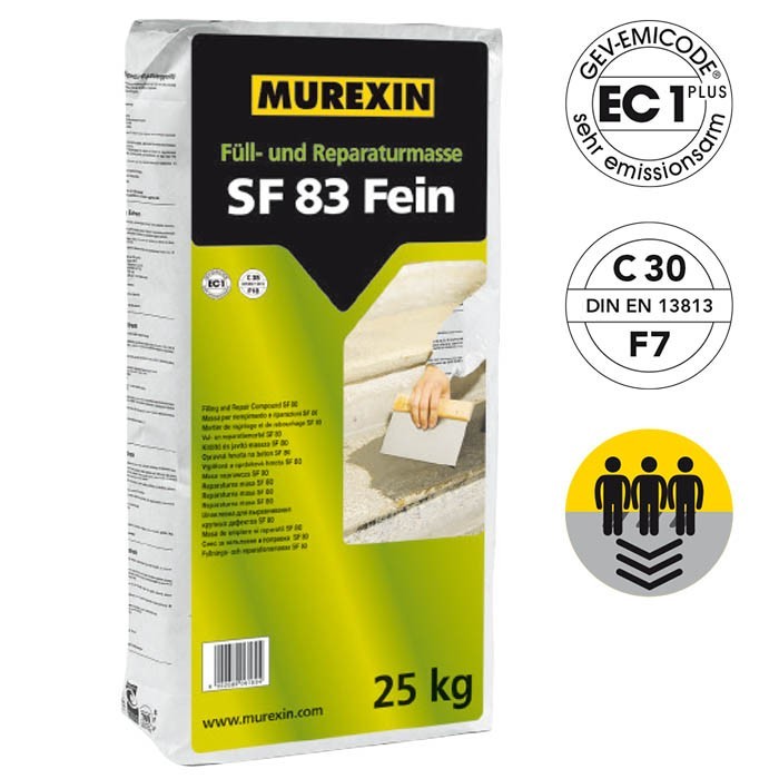 Murexin opravná hmota na beton jemná SF 83 25 kg č.1