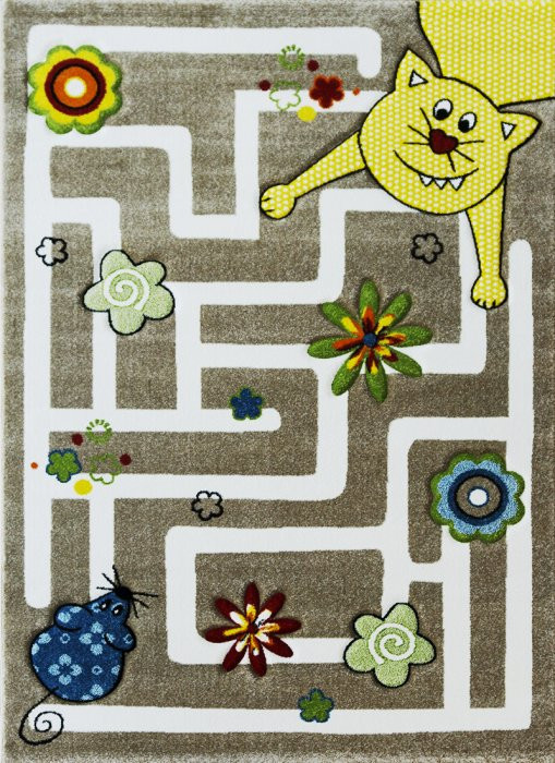 Dětský koberec Smart Kids 22303 beige č.1