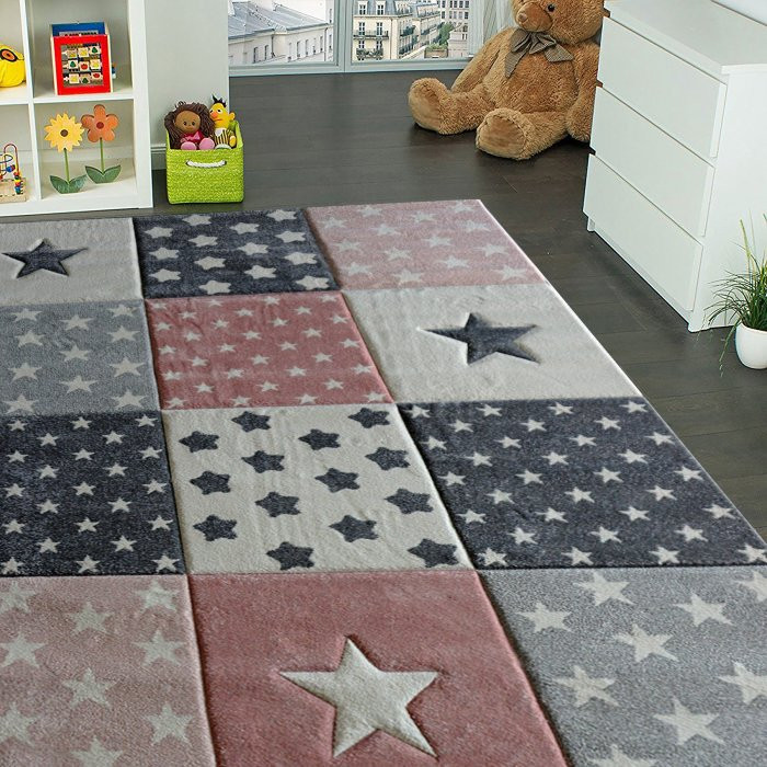 Dětský koberec Smart Kids 40217 rose grey - 120 x 180 cm č.2