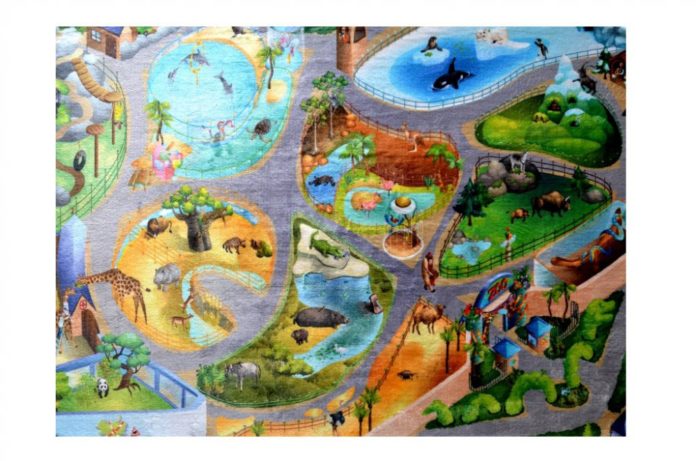 Dětský koberec Ultra Soft ZOO - 130 x 180 cm (86027) č.3