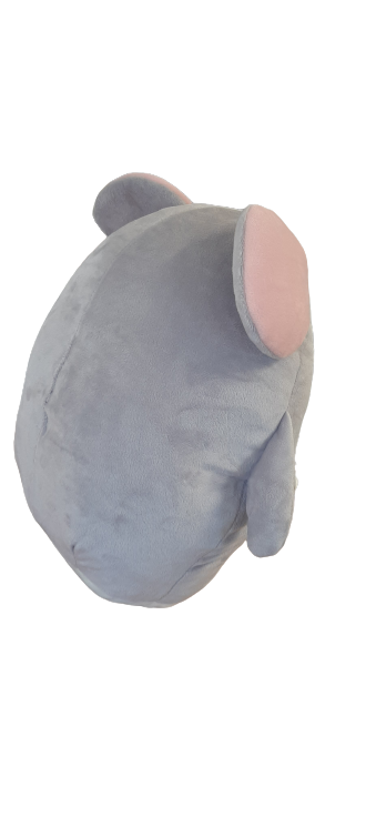 Plyšový polštářek Myška šedá 33 cm č.4