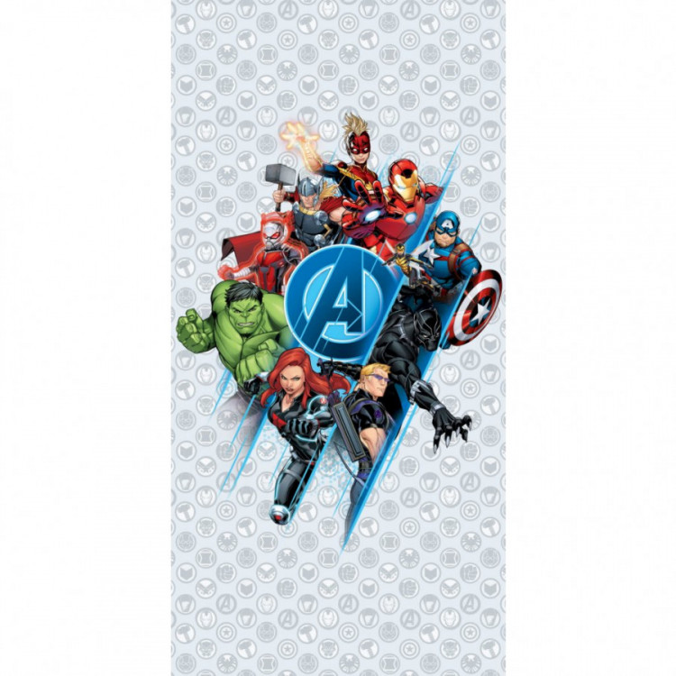 Dětská osuška Avengers Grey 70x140 cm č.1