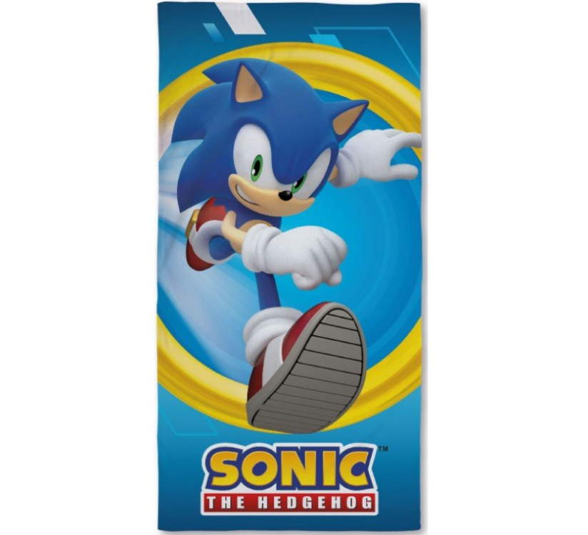 Dětská osuška Sonic The Hedgehog 70x140 cm č.1