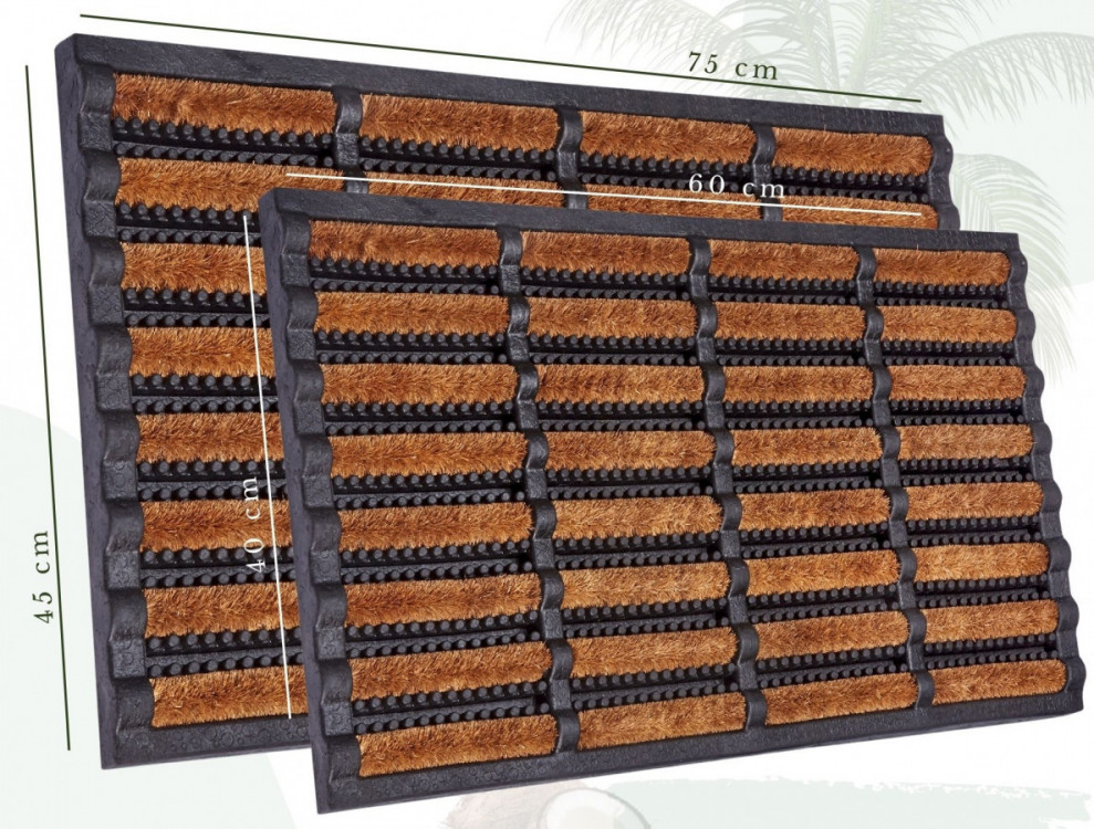Venkovní čistící rohož Mix Mats Brushes 105647 Black Cocos - na ven i na doma č.3