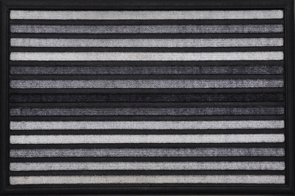 Rohožka Scrape Stripes Grey, rozměr 45x75 cm č.1