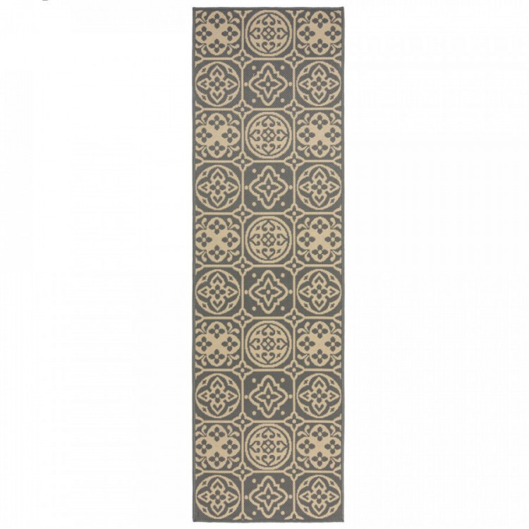 Běhoun Florence Alfresco Tile Grey č.1