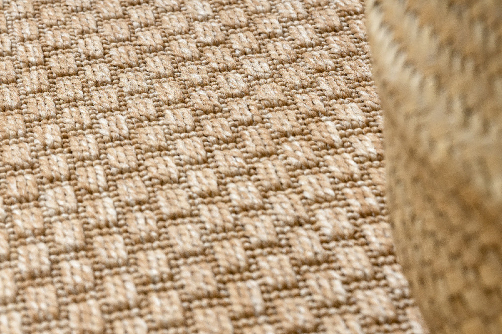 Kusový koberec Timo 6272 Dark beige kruh – na ven i na doma č.3