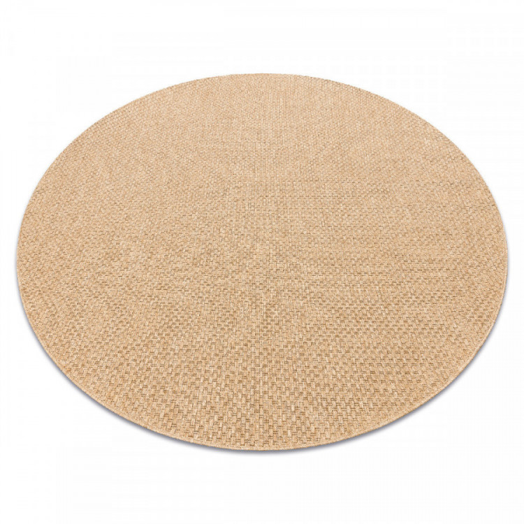 Kusový koberec Timo 6272 Dark beige kruh – na ven i na doma č.10