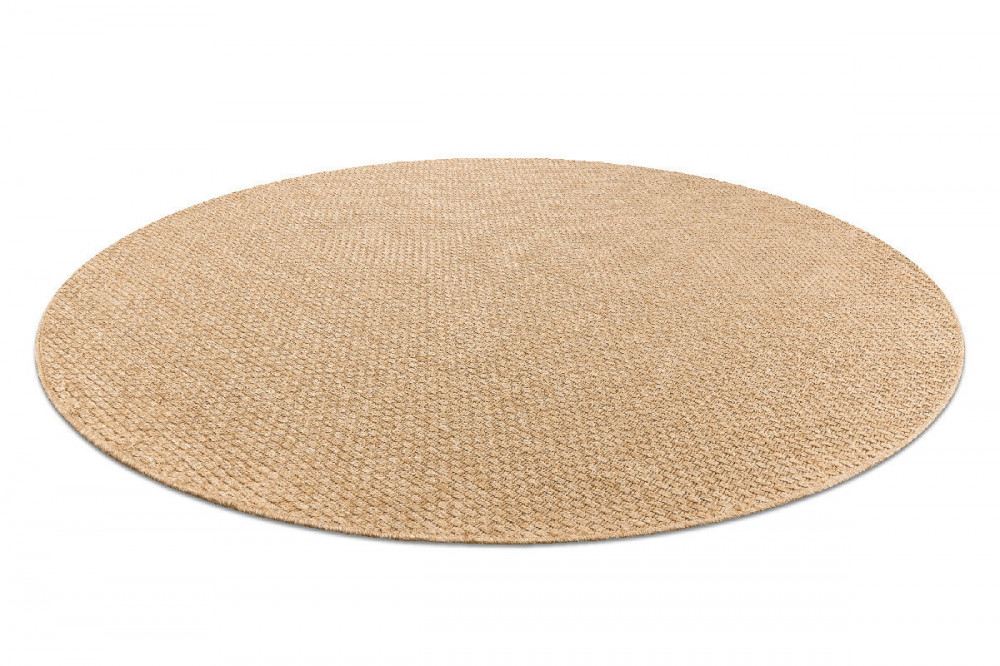 Kusový koberec Timo 6272 Dark beige kruh – na ven i na doma č.11