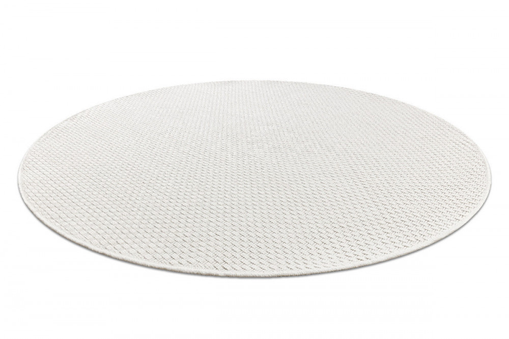 Kusový koberec Timo 6272 White kruh – na ven i na doma č.13