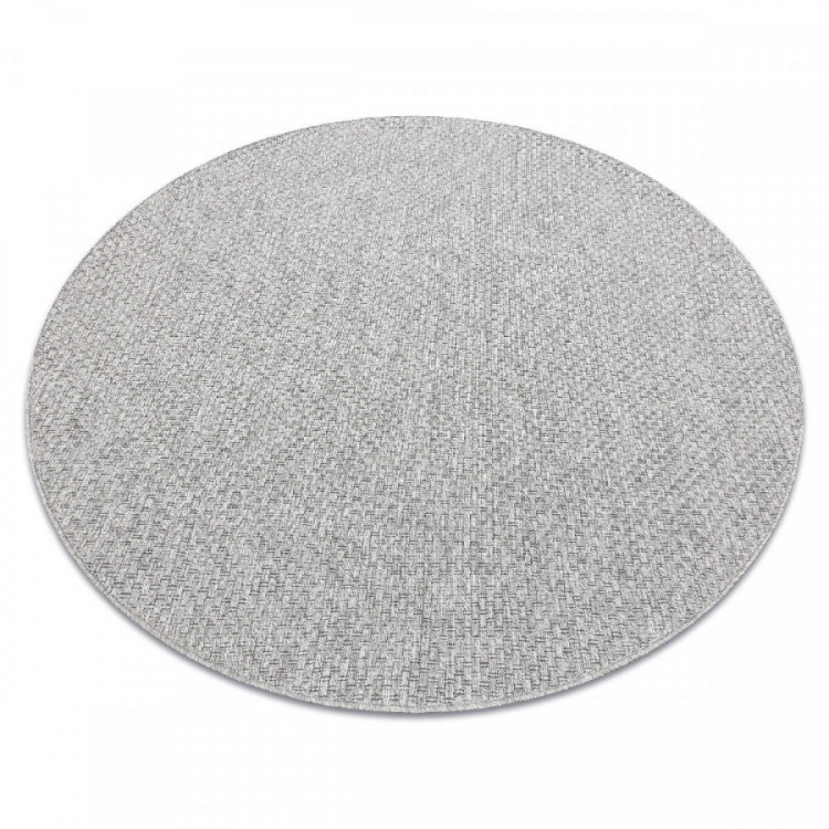 Kusový koberec Timo 6272 Light grey kruh – na ven i na doma č.7