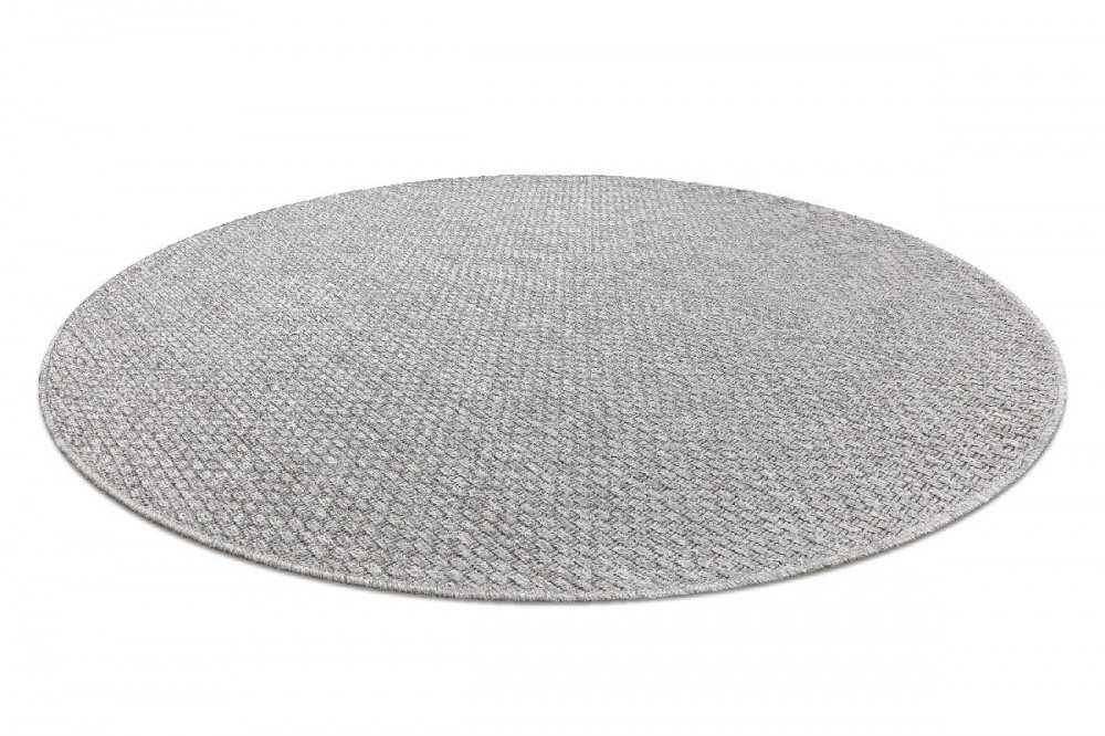 Kusový koberec Timo 6272 Light grey kruh – na ven i na doma č.8