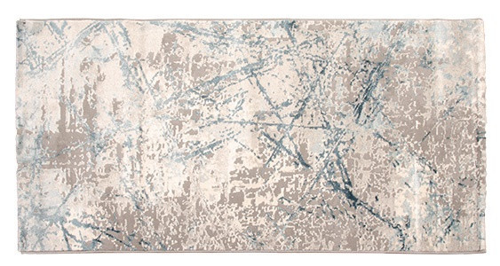 Kusový koberec ALISA 70x140 cm modro-béžový č.1
