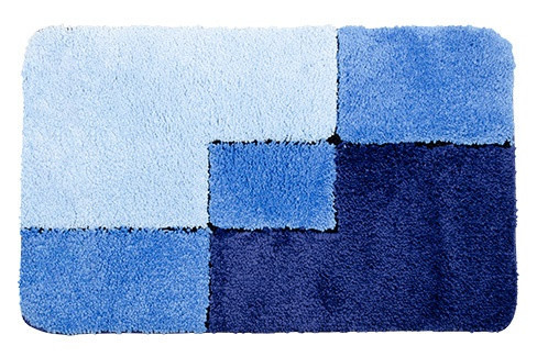 Koupelnová předložka JACARD 50x80 cm modrá č.1