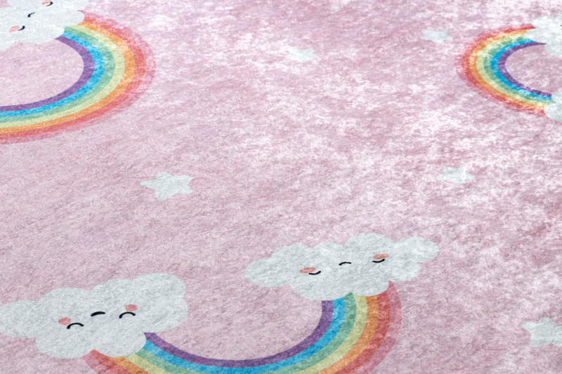 Dětský kusový koberec Junior 52063.802 Rainbow pink č.13