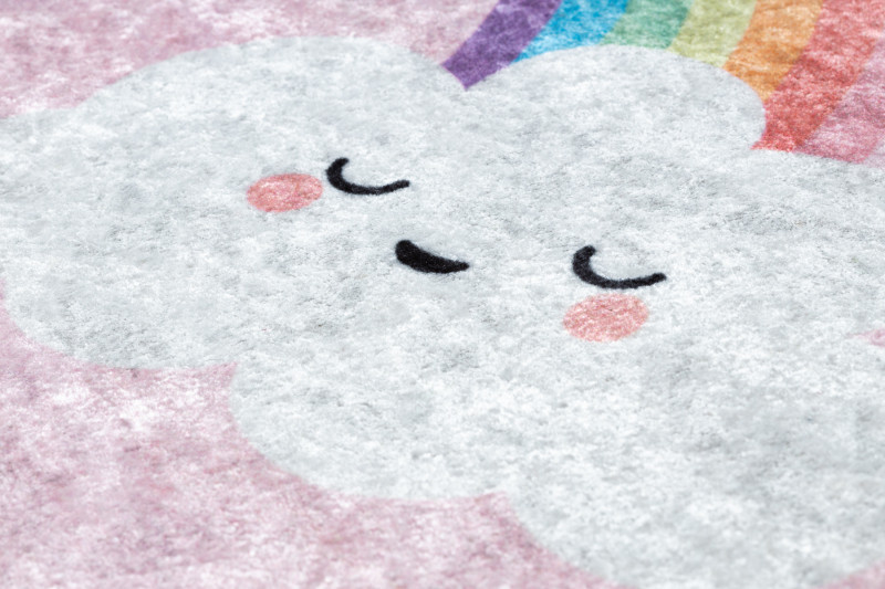 Dětský kusový koberec Junior 52063.802 Rainbow pink č.14