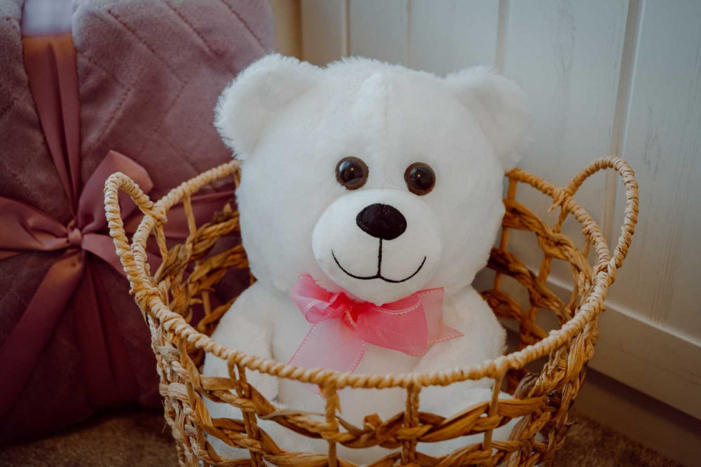 Plyšový medvídek Teddy bílý 30 cm č.4