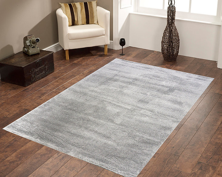 Kusový koberec Microsofty 8301 light grey č.2