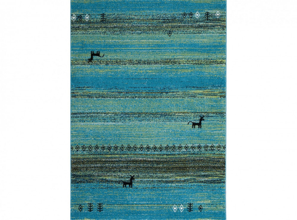 Kusový koberec Gabbeh 412 turquoise č.1