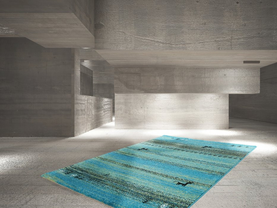 Kusový koberec Gabbeh 412 turquoise č.3