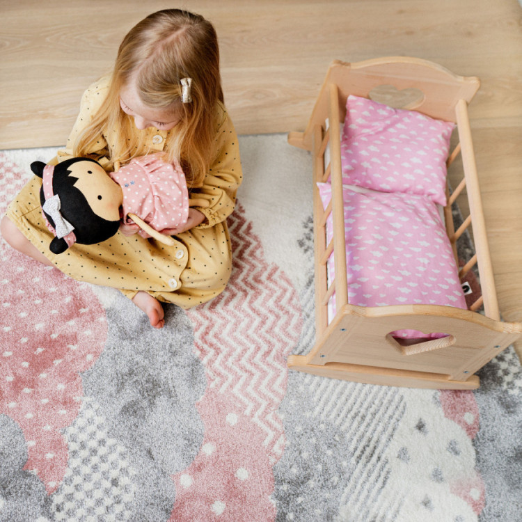 Dětský kusový koberec Bambi 820 pink č.10