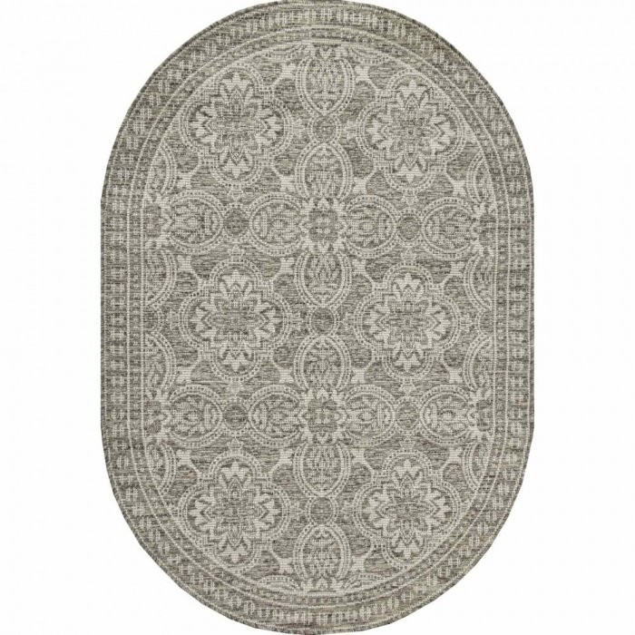 Kusový koberec OVÁL Flat 21193 ivory/silver/grey - Ovál 160 x 220 cm č.1