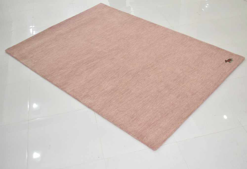 Ručně všívaný kusový koberec Asra wool pink č.5
