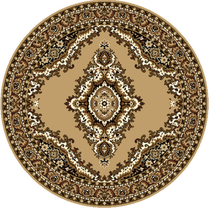 Kusový koberec TEHERAN T-102 beige kruh č.1