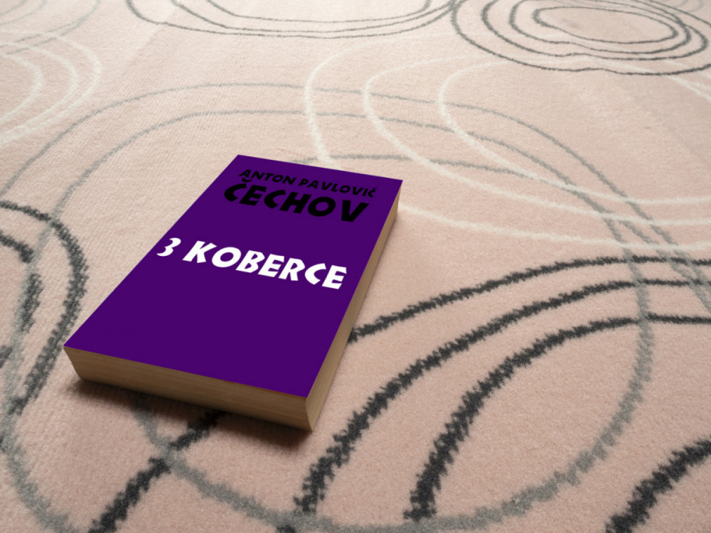 Kusový koberec Kruhy powder pink č.4