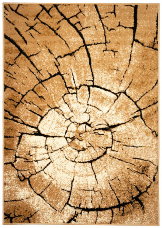 Kusový koberec Superwood brown č.1