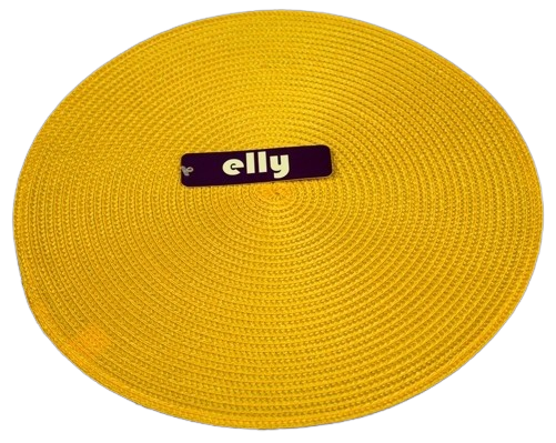 Prostírání ELLY kulaté 35 cm sytě žluté č.1