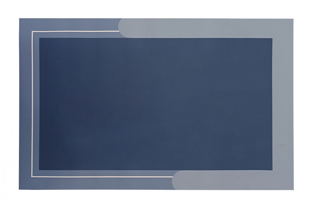 Koupelnová absorpční podložka 40x60 cm modrá č.1