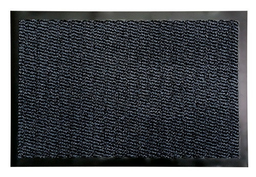 Vstupní čistící rohožka LEYLA 30 PC modrá/černá č.1