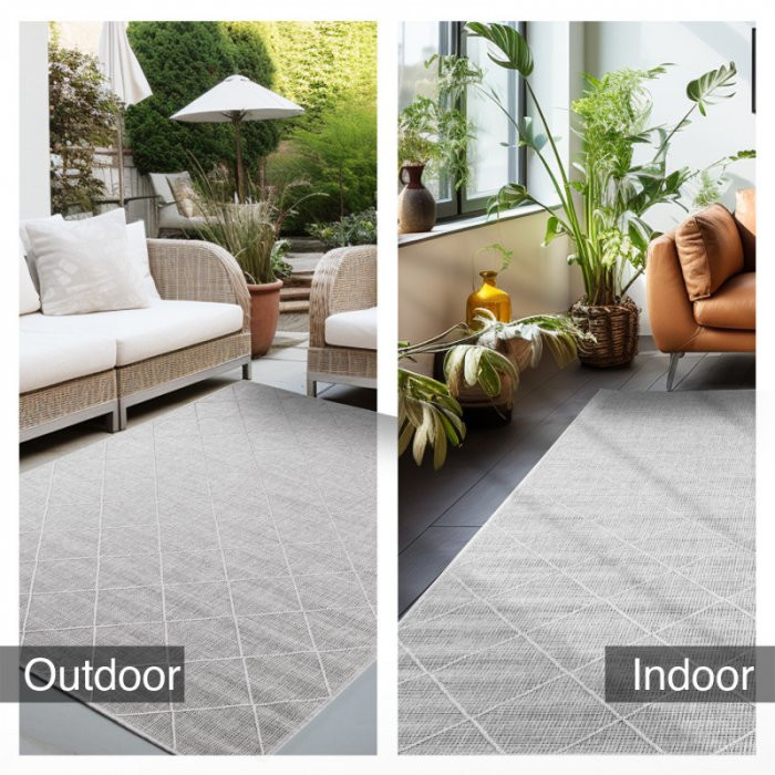 Venkovní kusový koberec Zagora 4512 grey č.2