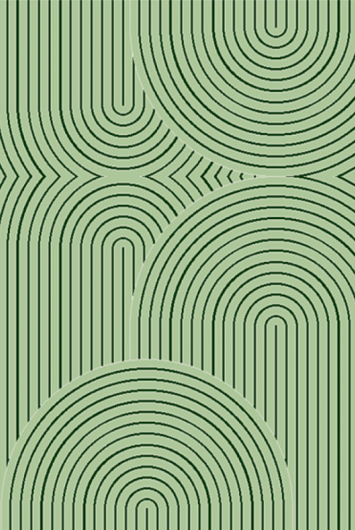 Kusový koberec Thumbs green č.1