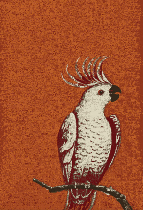 Kusový koberec Kakadu orange č.1