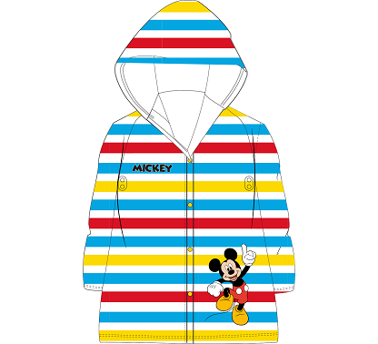 Dětská pláštěnka Mickey Stripes 98 - 128 č.1