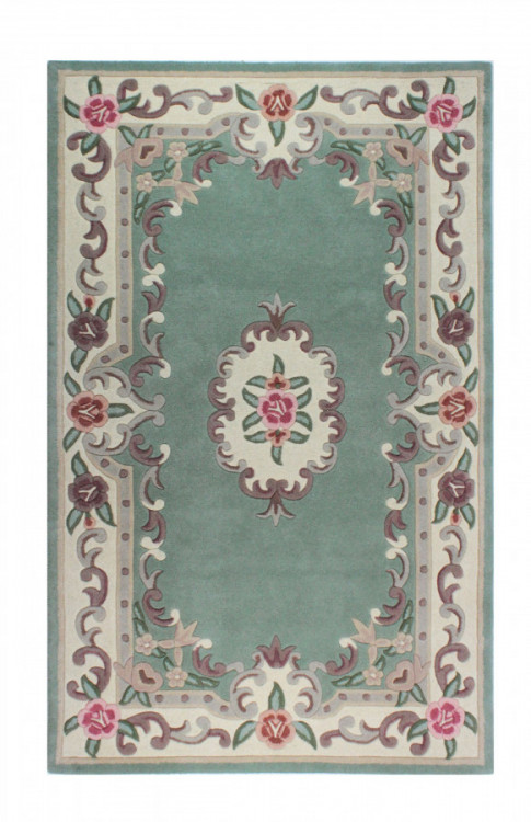 Ručně všívaný kusový koberec Lotus premium Green č.1