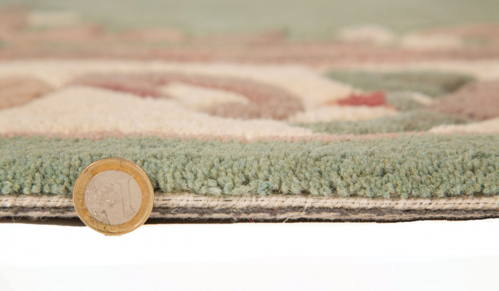Ručně všívaný kusový koberec Lotus premium Green č.3
