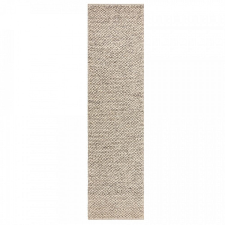 Ručně tkaný běhoun Minerals Light Grey č.1