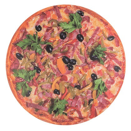 Prostírání PIZZA 38 cm mix č.5