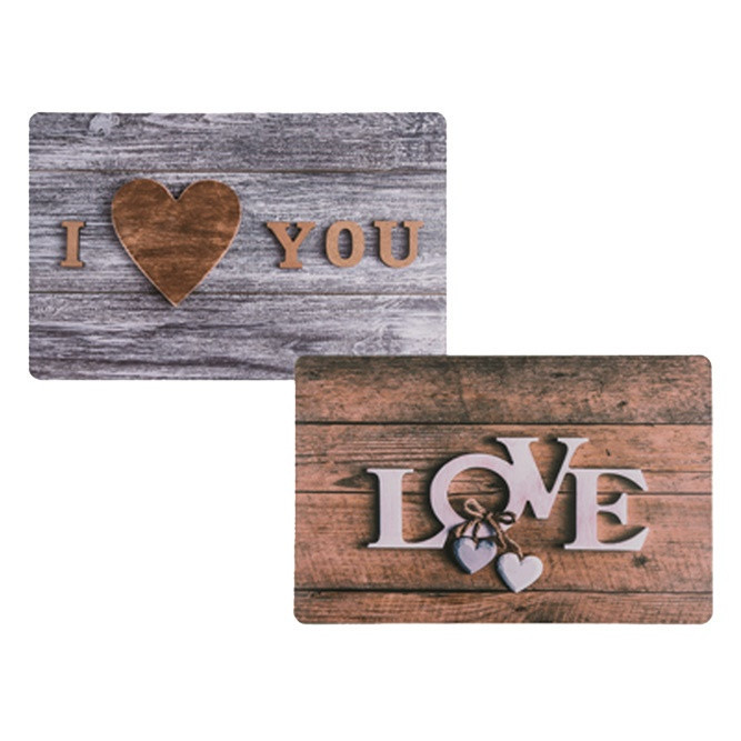 Designové prostírání LOVE 43,5cm x 25,5cm mix č.1