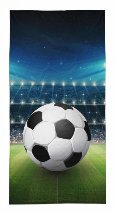 Dětská osuška Fotbalový míč 70x140 cm č.1