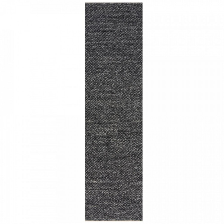 Ručně tkaný běhoun Minerals Dark Grey č.1