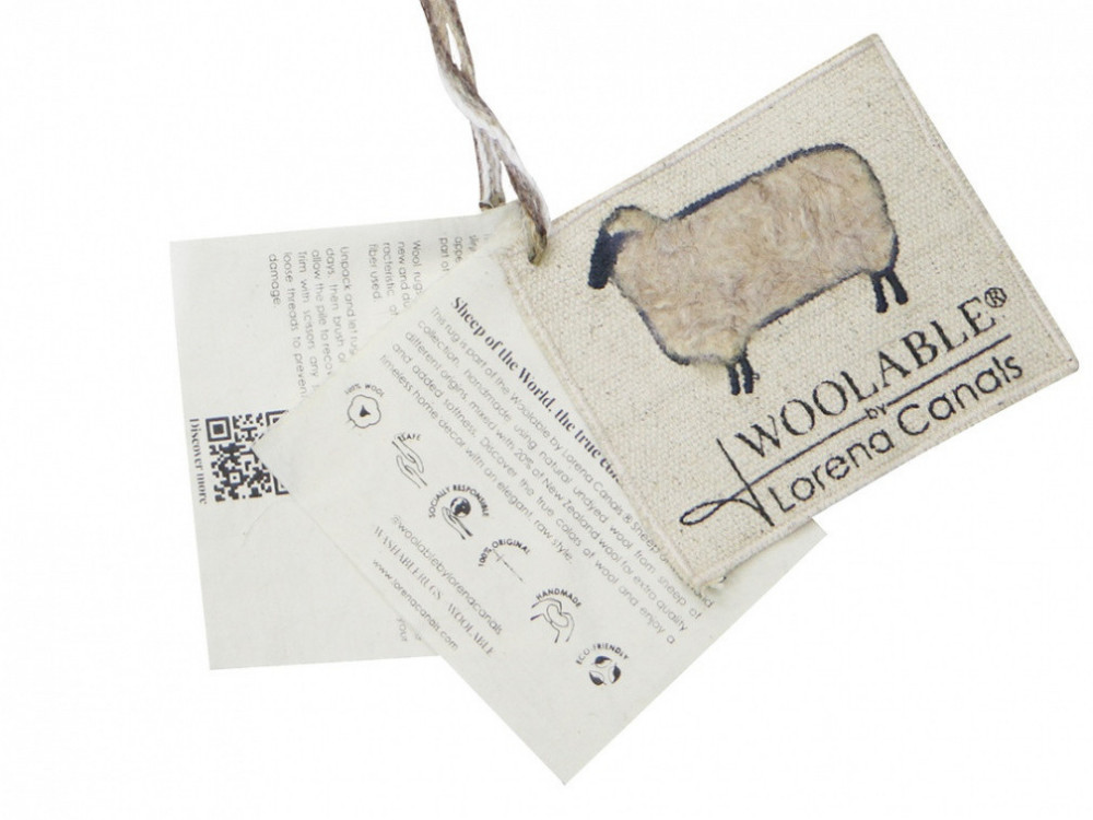 Vlněný koberec Woolly - Sheep Beige č.9